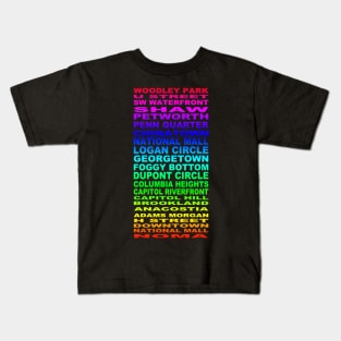 Rainbow DC Neighborhoods Kids T-Shirt